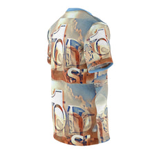 Load image into Gallery viewer, GOD 1st Unisex Cut & Sew Tee (SkyBlue&beige)