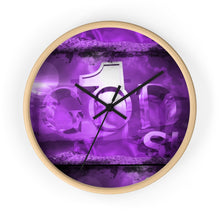 Load image into Gallery viewer, GOD 1st Wall clock 🕰 (Purple)