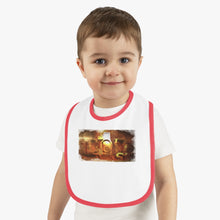 Load image into Gallery viewer, GOD 1st Baby Trim Jersey Bib (5 Different Colors) ๐ผ