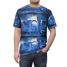 Load image into Gallery viewer, GOD 1st Unisex Cut & Sew Tee (Blue)