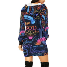 Load image into Gallery viewer, GOD 1st "Praise GOD" Hoodie Mini Dress