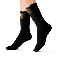 Load image into Gallery viewer, GOD 1st Sublimation Socks 🧦 (Customized) Black