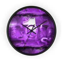 Load image into Gallery viewer, GOD 1st Wall clock 🕰 (Purple)