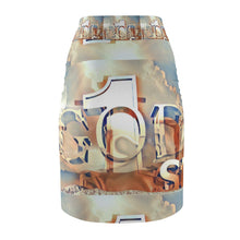 Load image into Gallery viewer, GOD 1st Pencil Skirt 👗 (SkyBlue&beige)
