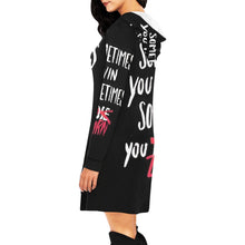 Load image into Gallery viewer, GOD 1st "Win,Lose,Learn"-Hoodie Dress