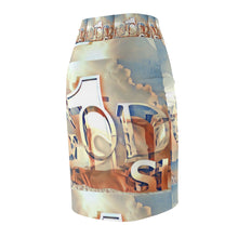 Load image into Gallery viewer, GOD 1st Pencil Skirt 👗 (SkyBlue&beige)