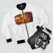 Load image into Gallery viewer, GOD 1st Unisex “BeBe’ Kids” Bomber Jacket (Og) White