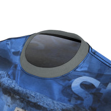 Load image into Gallery viewer, GOD 1st Unisex Cut & Sew Tee (Blue)