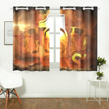 Load image into Gallery viewer, GOD1st (Original) Kitchen Curtain 26'' X 39''(2 Pieces, 1 Design)