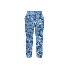 Load image into Gallery viewer, GOD 1st-BluePaisley#1-1419 Men's Casual Trousers (Model L68)