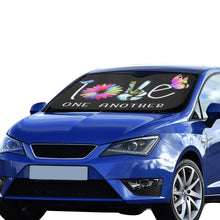 Load image into Gallery viewer, GOD1st "LoveOneAnother" Car Sun Shade 55"x30"