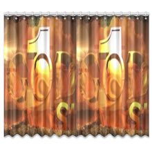 Load image into Gallery viewer, GOD1st (Original) Window Curtain 50"x84"(Two Piece)