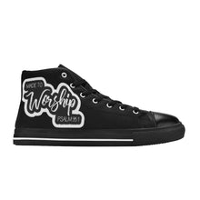 Load image into Gallery viewer, GOD 1st "MadeToWorship" Men’s Classic High Top Canvas Shoes (Model 017)