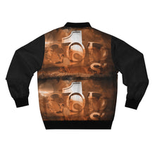 Load image into Gallery viewer, GOD 1st Unisex Bomber Jacket (Rust&Black)