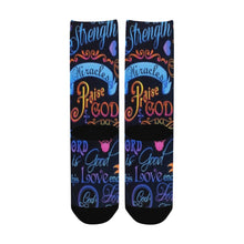 Load image into Gallery viewer, GOD 1st "PraiseGOD" Women's Custom Socks