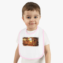 Load image into Gallery viewer, GOD 1st Baby Trim Jersey Bib (5 Different Colors) ๐ผ