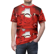 Load image into Gallery viewer, GOD 1st Unisex Cut & Sew Tee (Red)