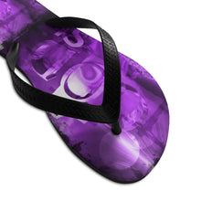Load image into Gallery viewer, GOD 1st Unisex Flip-Flops (Purple)