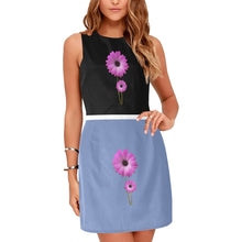 Load image into Gallery viewer, GOD 1st "Royal Tulips" Eos Women's Sleeveless Dress