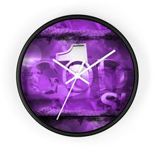 Load image into Gallery viewer, GOD 1st Wall clock 🕰 (Purple)