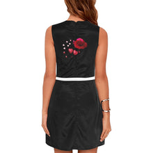 Load image into Gallery viewer, GOD 1st "Rose & Hearts" Eos Women's Sleeveless Dress