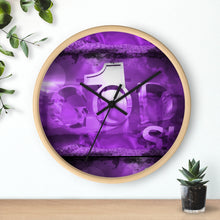 Load image into Gallery viewer, GOD 1st Wall clock 🕰 (Purple)
