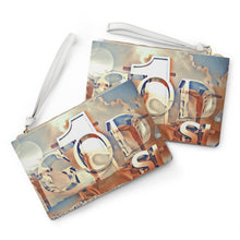 Load image into Gallery viewer, GOD 1st Clutch Bag (SkyBlue&beige)
