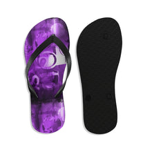 Load image into Gallery viewer, GOD 1st Unisex Flip-Flops (Purple)