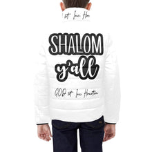 Load image into Gallery viewer, GOD 1st KIDs "Shalom Y'all" Stand Collar Padded Jacket (Model H41)