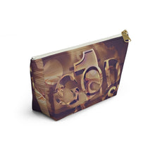 Load image into Gallery viewer, GOD 1st Accessory Pouch w T-bottom (Brown)