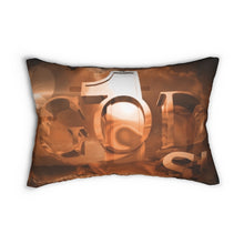 Load image into Gallery viewer, GOD 1st Lumbar Pillow (Rust)