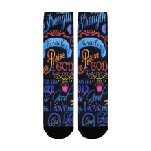 Load image into Gallery viewer, GOD 1st "PraiseGOD" Women's Custom Socks