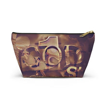 Load image into Gallery viewer, GOD 1st Accessory Pouch w T-bottom (Brown)