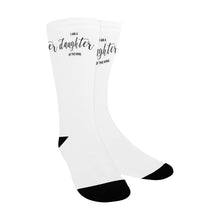 Load image into Gallery viewer, GOD 1st "Daughter Of The King" Custom Socks for Women
