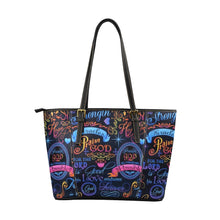 Load image into Gallery viewer, GOD 1st "Praise GOD" Leather Tote Bag/Large