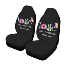 Load image into Gallery viewer, GOD 1st "Love One Another" Car Seat Covers - (Set of 2)