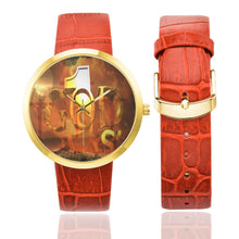 Load image into Gallery viewer, GOD1st (Original) Women's Golden Leather Strap Watch(Model 212)