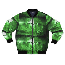 Load image into Gallery viewer, GOD 1st Unisex Bomber Jacket (Green)