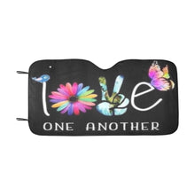 Load image into Gallery viewer, GOD1st "LoveOneAnother" Car Sun Shade 55"x30"