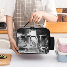 Load image into Gallery viewer, GOD 1st (Black/White) Leather Lunch Bag