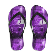 Load image into Gallery viewer, GOD 1st Unisex Flip-Flops (Purple)
