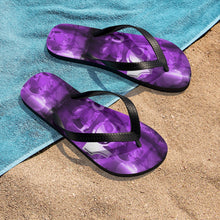 Load image into Gallery viewer, GOD 1st Unisex Flip-Flops (Purple)
