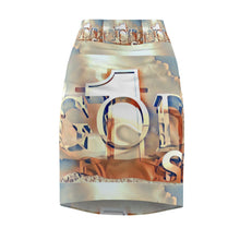 Load image into Gallery viewer, GOD 1st Pencil Skirt 👗 (SkyBlue&amp;beige)
