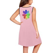 Load image into Gallery viewer, GOD 1st "Life without Jesus" (Pink) Girls' Sleeveless Dress

