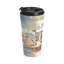 Load image into Gallery viewer, GOD 1st Stainless Steel Travel Mug (SkyBlue) beige
