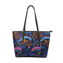 Load image into Gallery viewer, GOD 1st "Praise GOD" Leather Tote Bag/Large
