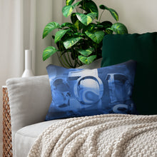 Load image into Gallery viewer, GOD 1st Lumbar Pillow (Blue)
