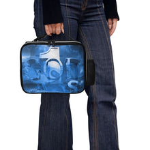 Load image into Gallery viewer, GOD 1st (Blue) Leather Lunch Bag
