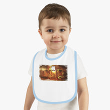 Load image into Gallery viewer, GOD 1st Baby Trim Jersey Bib (5 Different Colors) 🍼
