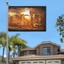 Load image into Gallery viewer, GOD 1st (Salute) original/Black Garden Flag 70"x47"
